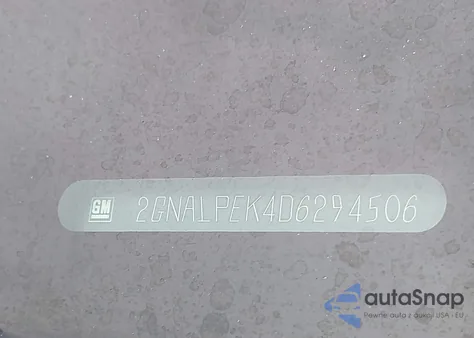 2013 Chevrolet Equinox 2Lt из США, поврежденный, VIN 2GNALPEK4D6294506